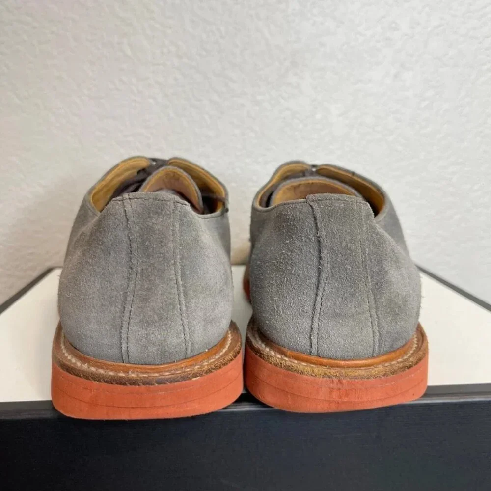 Mark McNairy New Amsterdam Derby Grey Suede Shoes Men's 11 US‎ Made in England